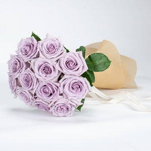 Lavender Hand Tied Roses