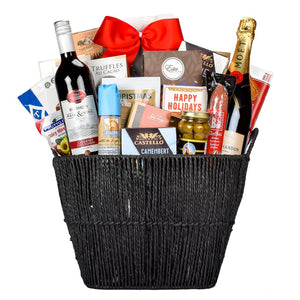 Gift With Champagne Cabernet And Goodies