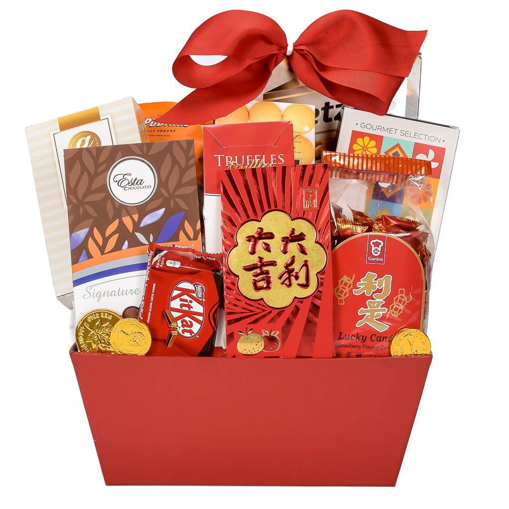 Chinese New Year Basket For Friends And Family