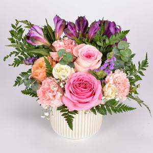 Pink, Purple And Pastel Coloured Flowers 