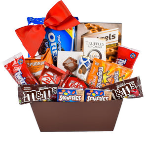 Sweet Treats All In One Basket For Birthdays, Celebrations Or Just Because