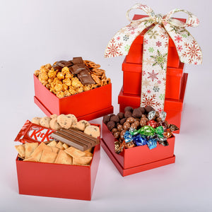 Christmas Gift With Sweet Snacks 