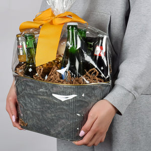 Beer and Snacks Gift Basket