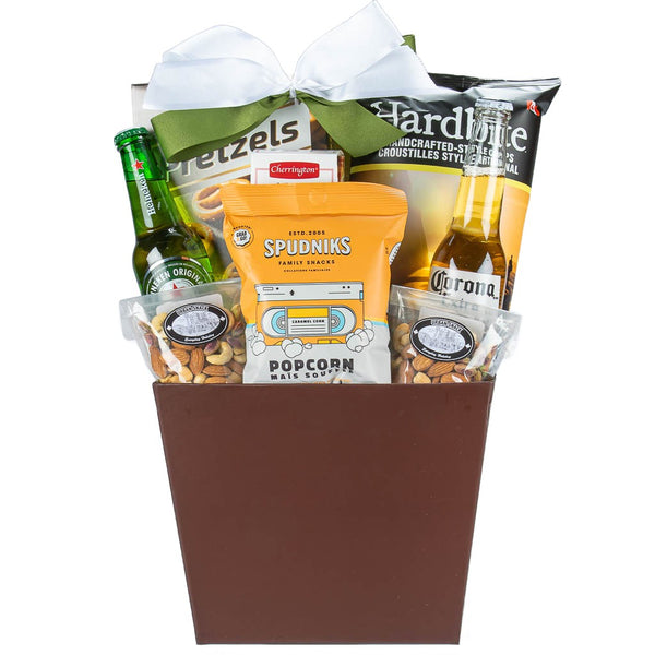 Beer for Fathers Day Gift Basket - MY BASKETS