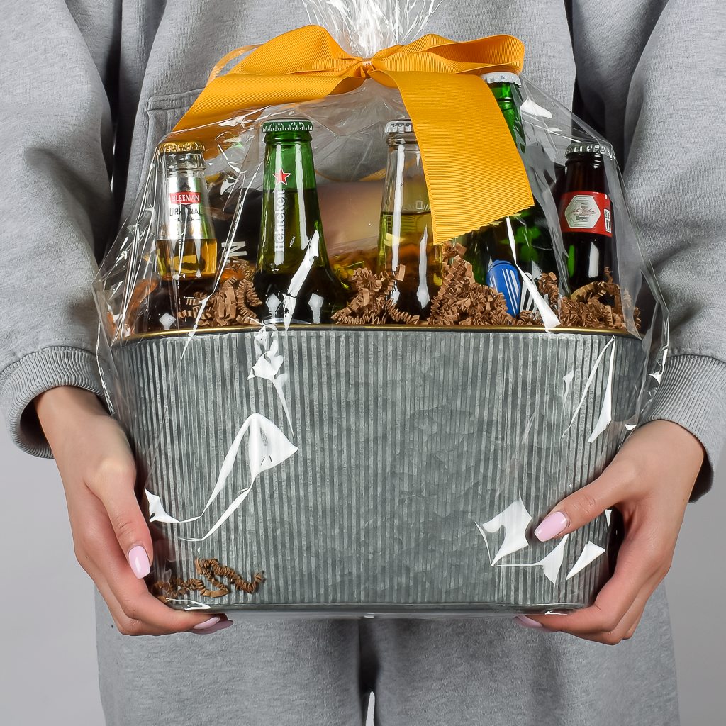 Gift Basket with Beer