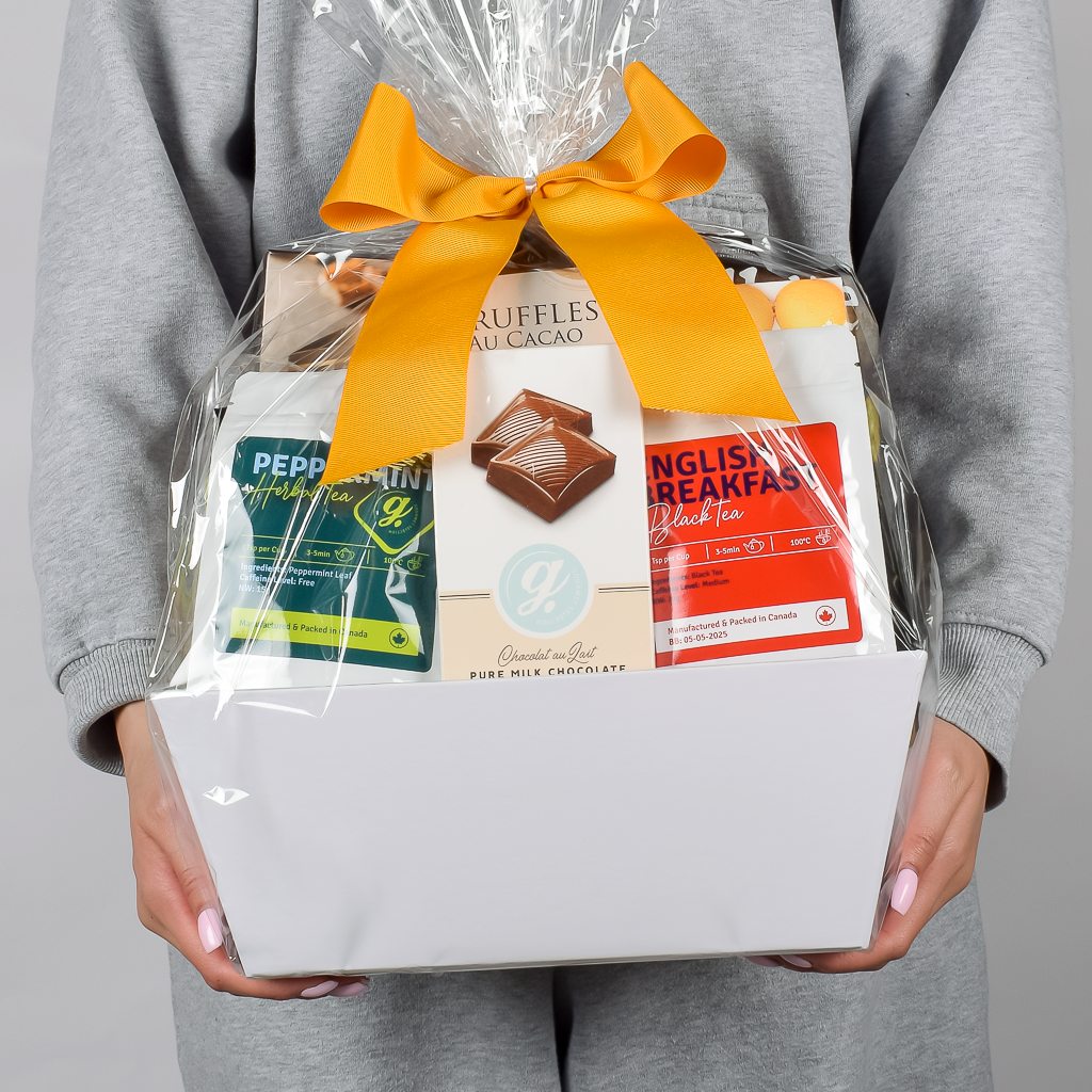 Tea Gift Basket with Gourmet Items