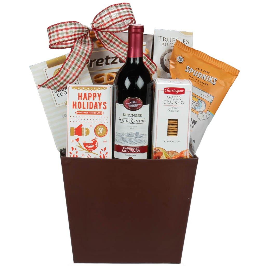 Christmas Gift Baskets With Wine - MY BASKETS
