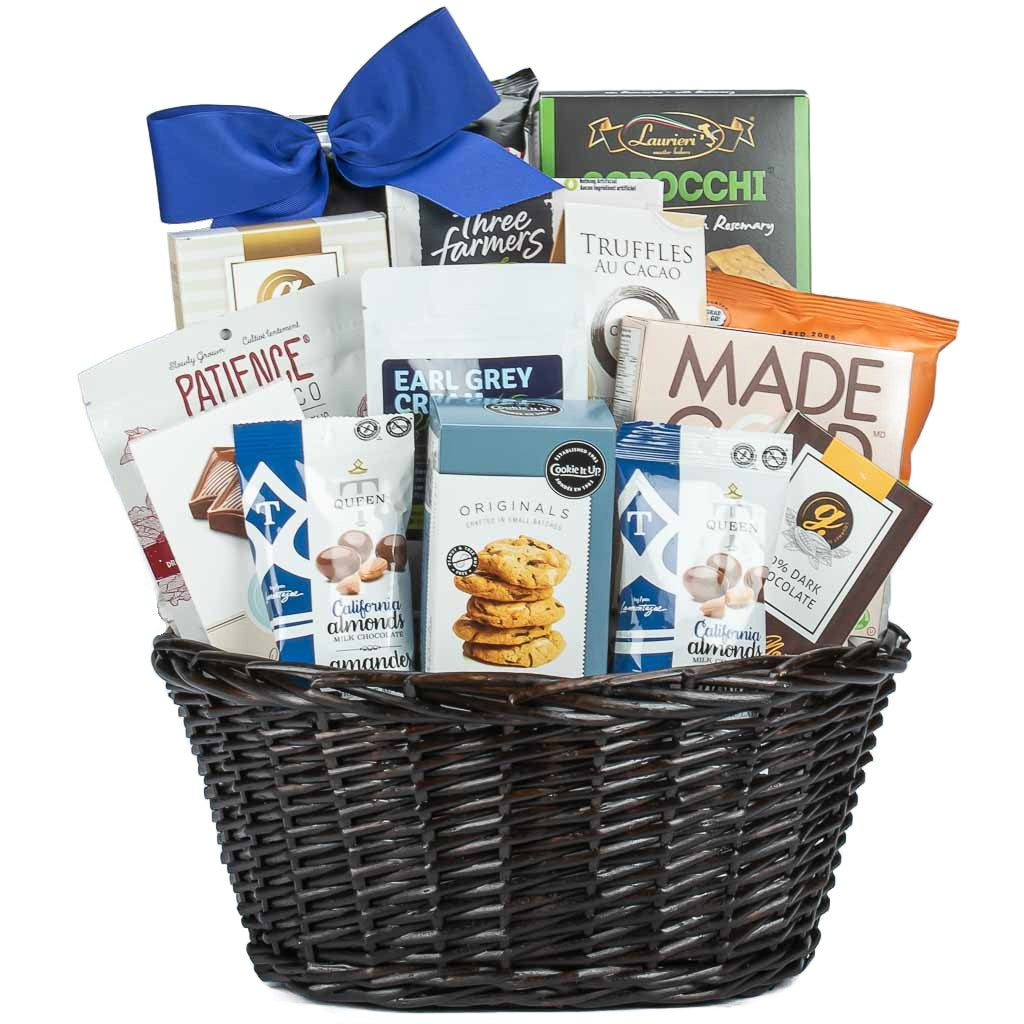 JUST BECAUSE GIFT BASKETS TORONTO | Chocolate gifts basket, Sweets gift  basket, Just because gifts