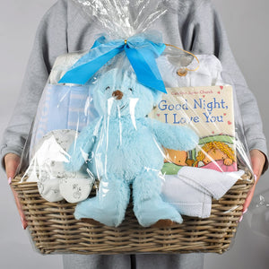 precious baby basket for boy