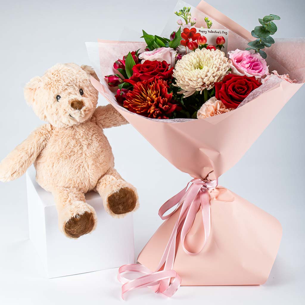 Valentines Day Gifts For Her Valentines Day Gifts Rose Teddy Bear Rose Bear  Mothers Day Women Gifts For Mom Anniversary Girlfriend Rose Flowers Gifts  For Teen Girls Mothers Gifts Birthday Gifts (Red) 