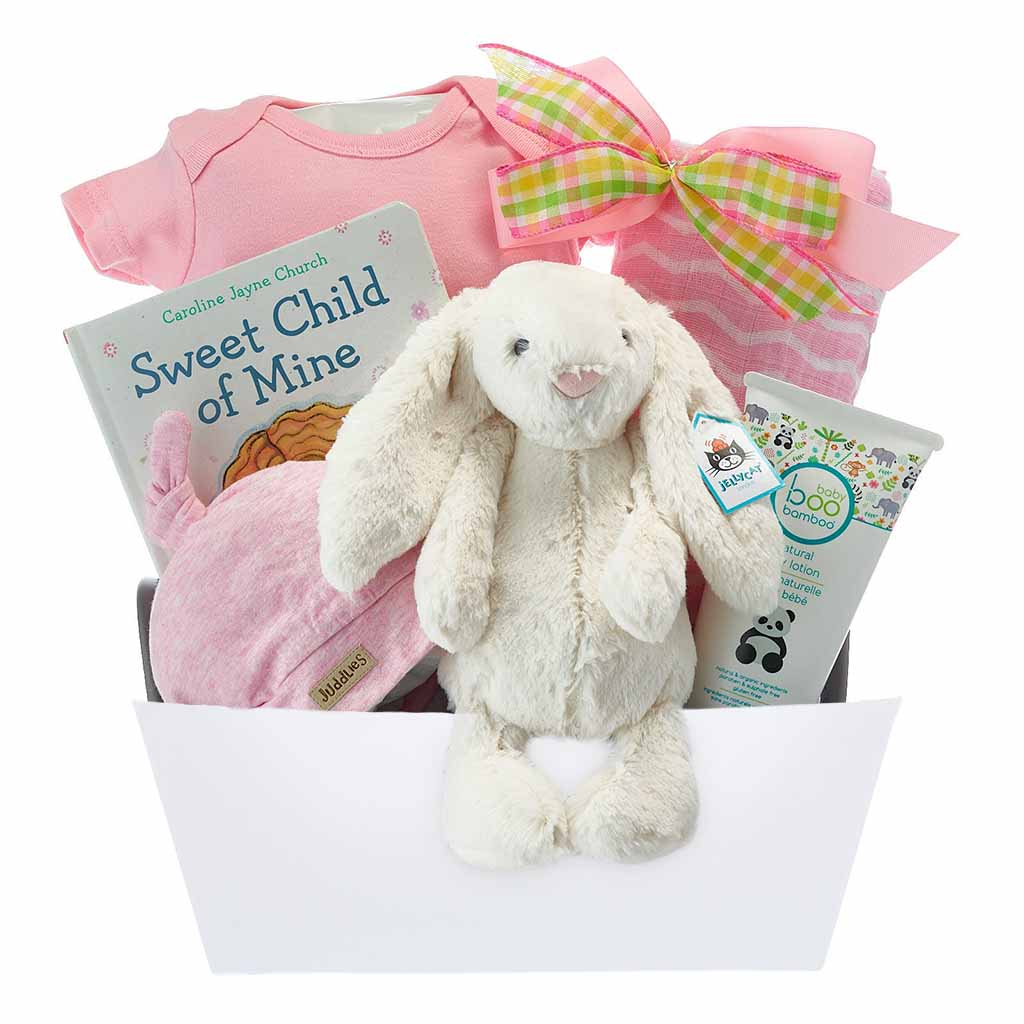 Adorable Plush Bunny Baby Gift - My Flowers Toronto - MY FLOWERS