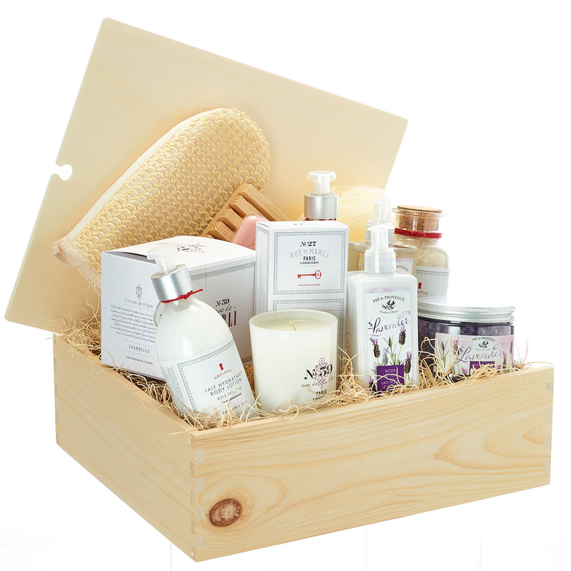 Spa Gift Basket From The South Of France MY BASKETS   Spa Gift Baskets Luxury Delivery 800x 